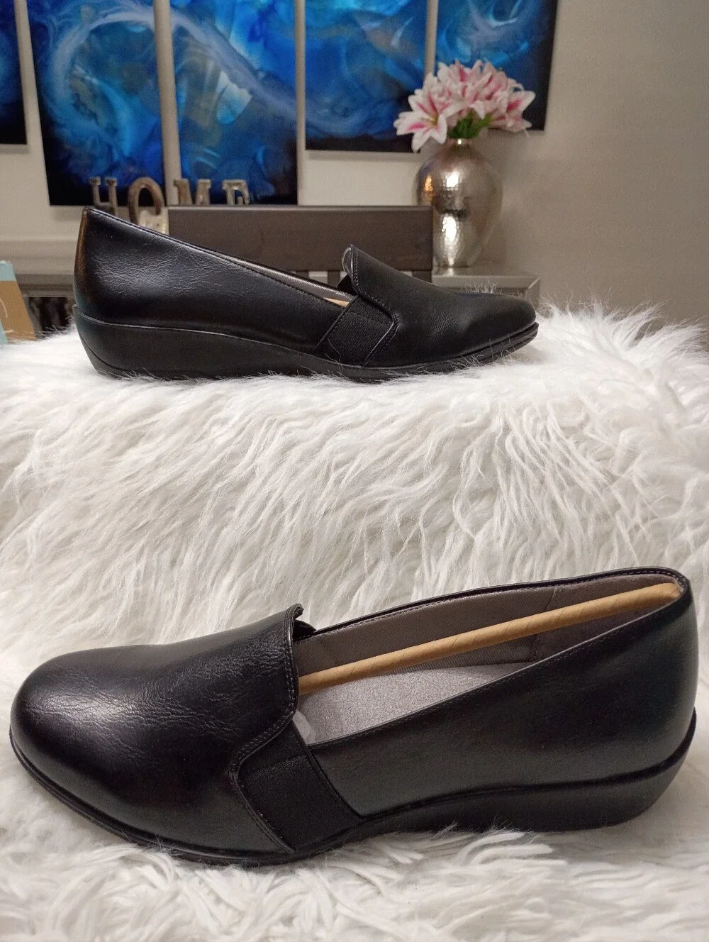 New Lifestride Isabelle Loafer Black Slip-On Loafer Women's 9M